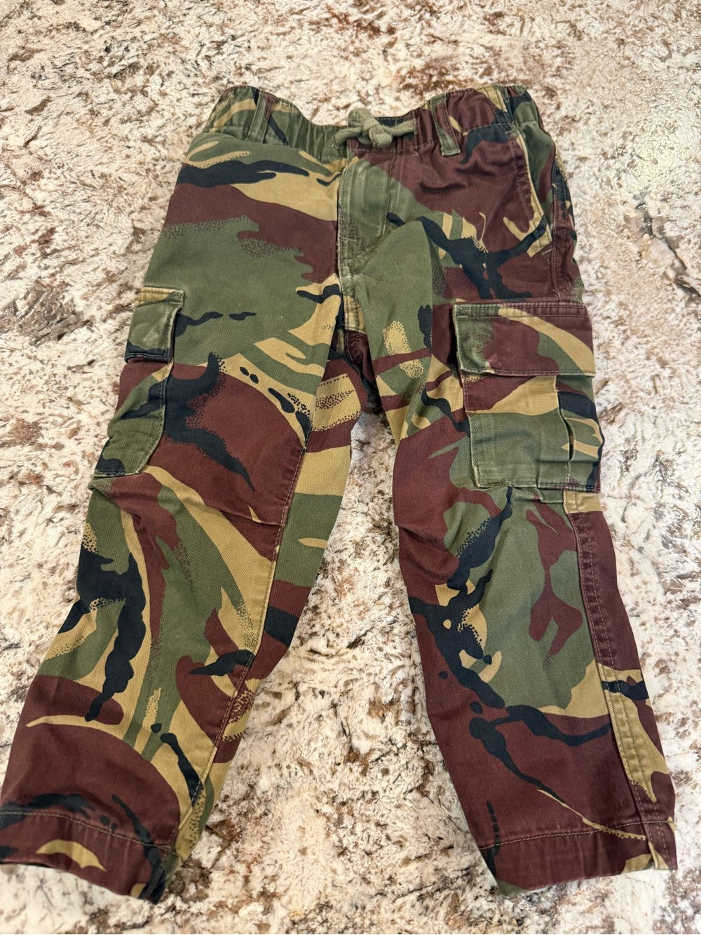 Polo by Ralph Lauren Kids Camo Cargo Joggers - Green/Brown